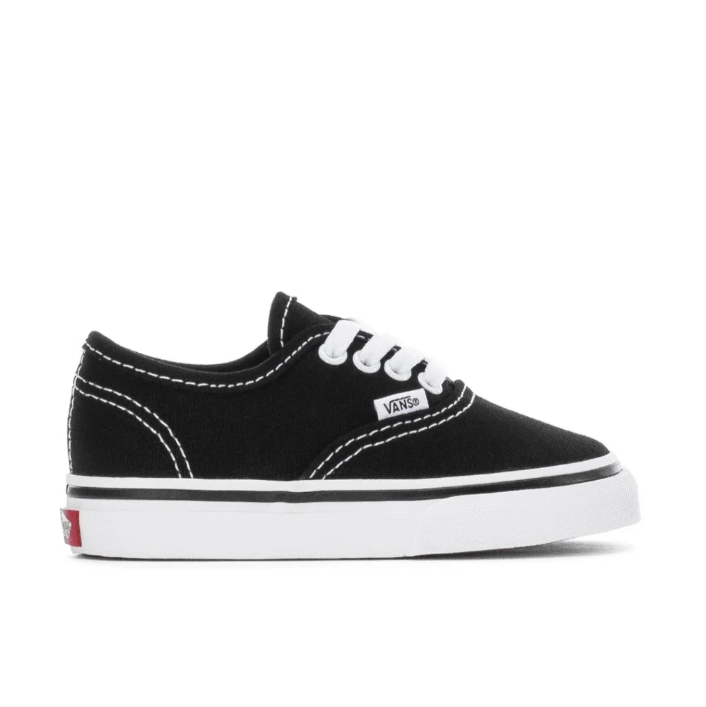 Vans Kids Black and White Shoes